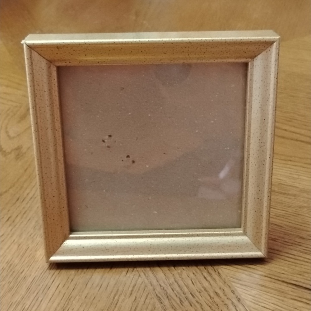 🔥3/$8🔥Vintage Gold Square 6x6 Picture Frame Metallic Classic Luxury Maximalism